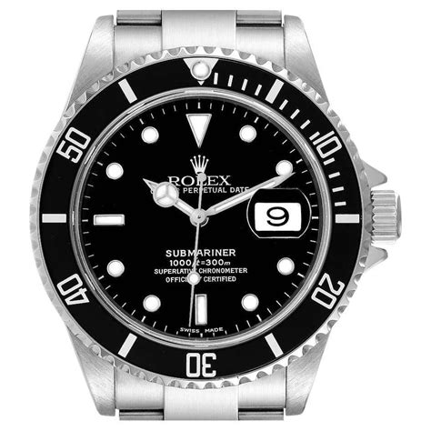 Rolex Montre Submariner Bleue Cadran En Acier Et Or Jaune Pour