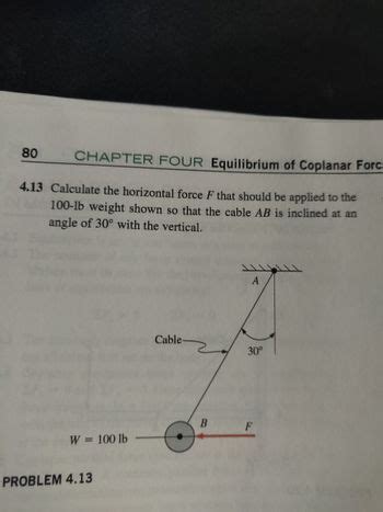 Answered Chapter Four Equilibrium Of Coplanar Bartleby