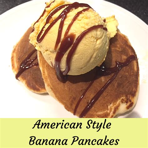 American Style Banana Pancakes