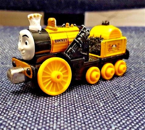 Thomas~take N Play~trains~rocket Stephen Yellow Metal Engine~pre Owned Rare Ebay