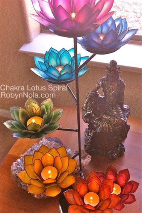 Healthy Commented Meditation Room Decor Limited Stock Lotus Candle Holder Chakra Lotus Lotus