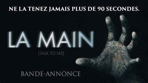 LA MAIN Bande Annonce VF YouTube