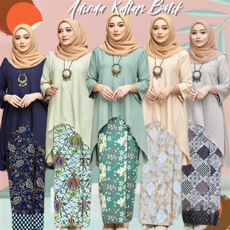 Kurung Kaftan Batik Readystock By Niyzarashid Shopee Malaysia