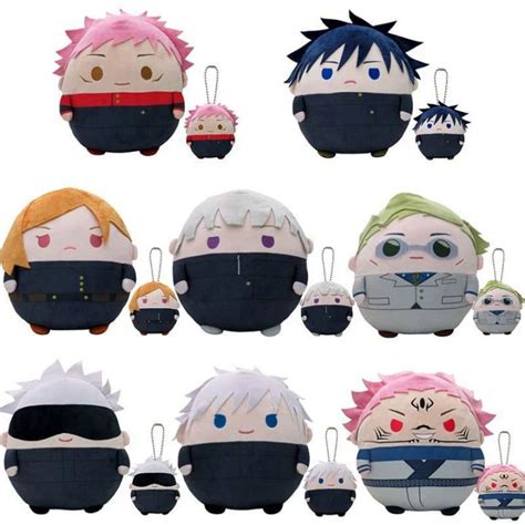 20cm Anime Jujutsu Kaisen Push Doll Satoru Gojo Itadori Yuji Fushiguro