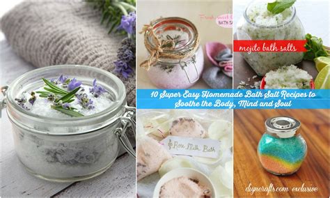 10 Super Easy Homemade Bath Salt Recipes to Soothe the Body, Mind and Soul - DIY & Crafts