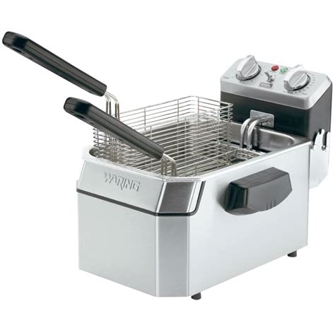 Waring Wdf1000 10 Lb Commercial Countertop Deep Fryer 120v