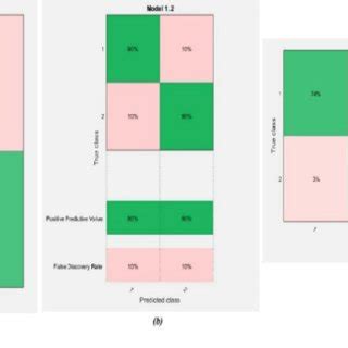 A Confusion Matrix B Positive Predictive Values And False