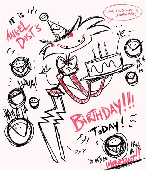 Hazbin Hotel Hazbinhotel On X In 2024 Angel Dust Happy Birthday