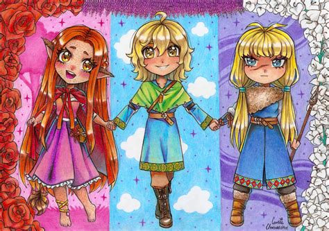 [Commission] Cute Adventurers! by Cookie-Chocoladka on DeviantArt