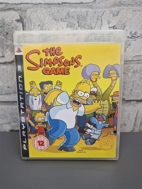The Simpsons Game (PS3) Adventure, Sony PlayStation 3, Free UK Post, No ...