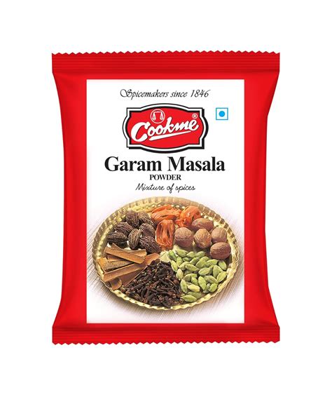 Cookme Garam Masala Powder 30g 10 Pkt Of 3g Each Amazon In Grocery