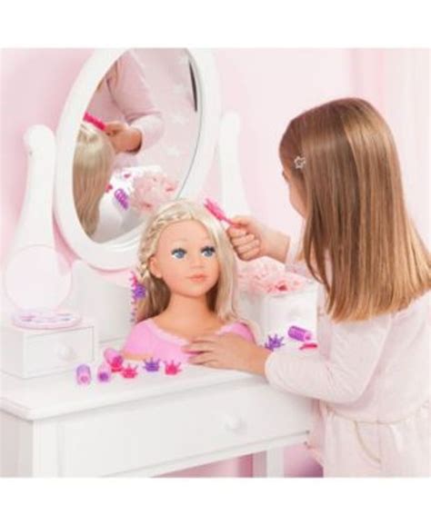 Redbox Charlene Super Model Blonde Styling Head With Makeup Mall Of