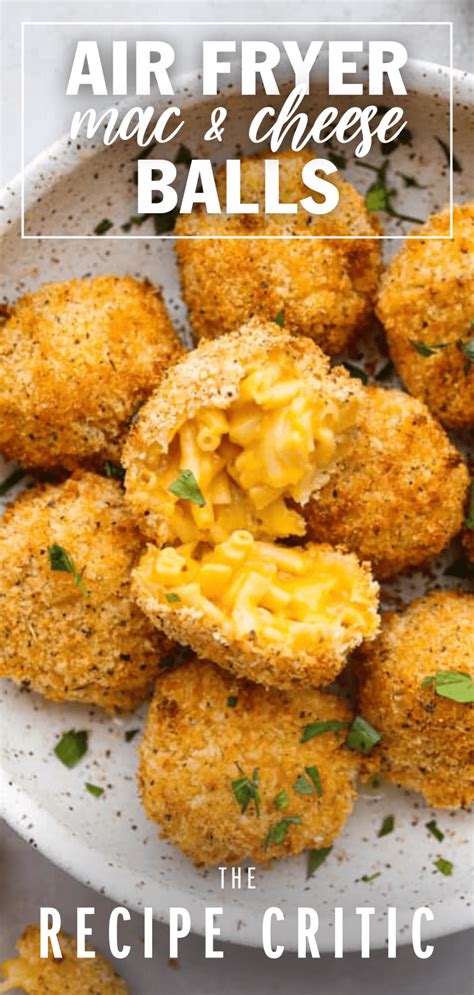 Air Fryer Mac And Cheese Balls Recipe The Recipe Critic