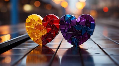 Premium Photo | Puzzle Pieces Love Heart