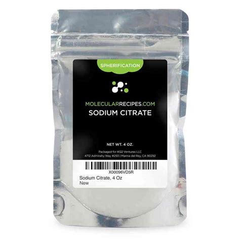 Sodium Citrate (Citras) | Molecular Recipes