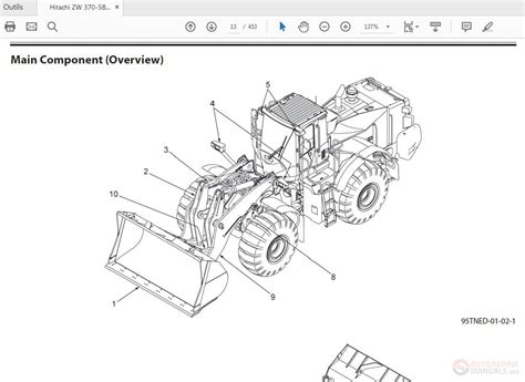 Hitachi Zw Wheel Loader Tonhk En Technical Manual