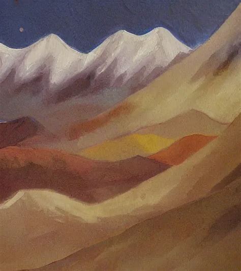 Painting Of Mountains By Yun Shouping Stable Diffusion Openart