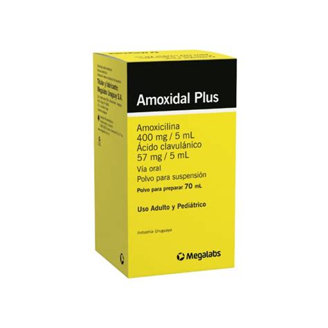 AMOXIDAL PLUS DUO 400 57 Mg X 70 Ml Megalabs