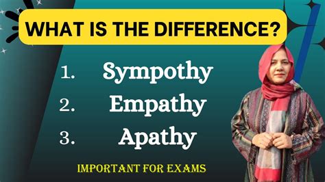 Empathy Sympathy Apathy Learn The Difference Youtube