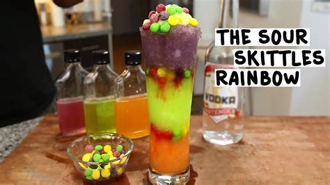 The Sour Skittles Rainbow - Tipsy Bartender