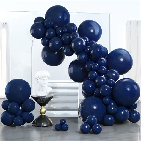 Mua PartyWoo Navy Blue Balloons 100 Pcs Pearl Navy Blue Balloons