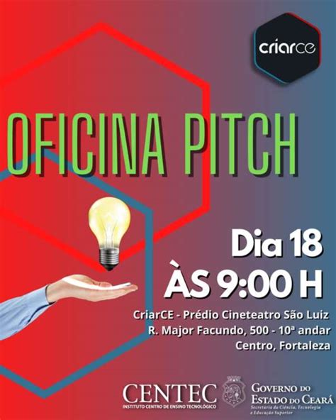 oficina pitch Secretaria da Ciência Tecnologia e Educação Superior