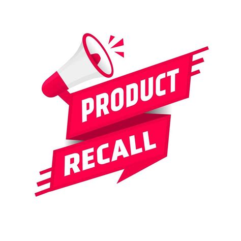 Product Recall Icon Design Banner Vector Art At Vecteezy