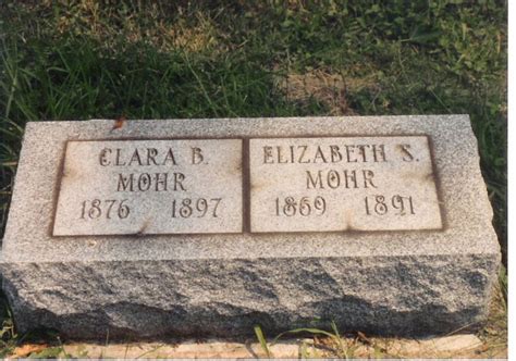 Clara Mohr M Morial Find A Grave