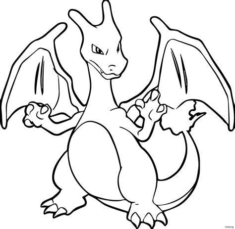 Charmeleon Coloring Page at GetColorings.com | Free printable colorings ...