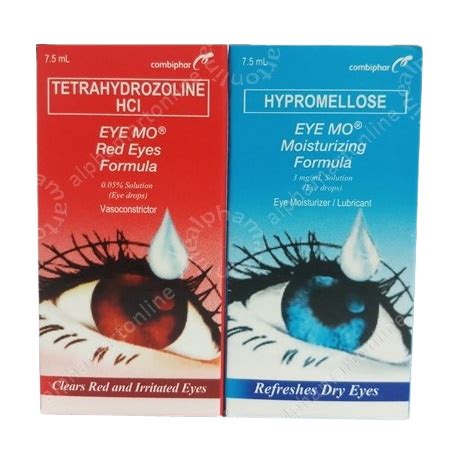 Eye Mo Red Eyes Formula (7.5 ml eye drops) / Eye mo Blue moisturizing formula | Lazada PH