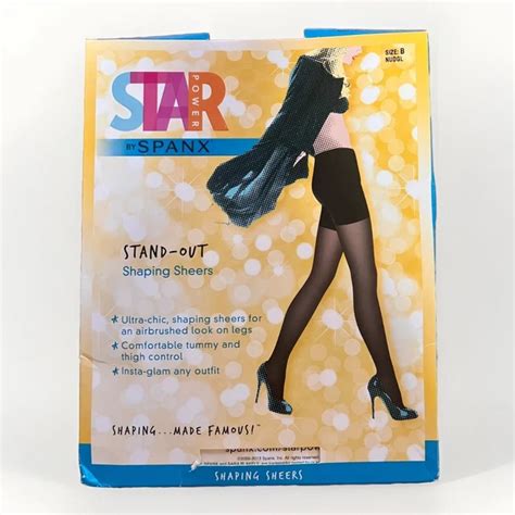 STAND OUT SHAPING SHEERS By SPANX Nude Glow Sz B Brand New Tummy Thigh Control 14 74