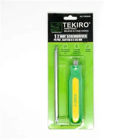 Obeng Dua Arah Bolak Balik Tekiro Two Way Screwdriver PROMO Lazada