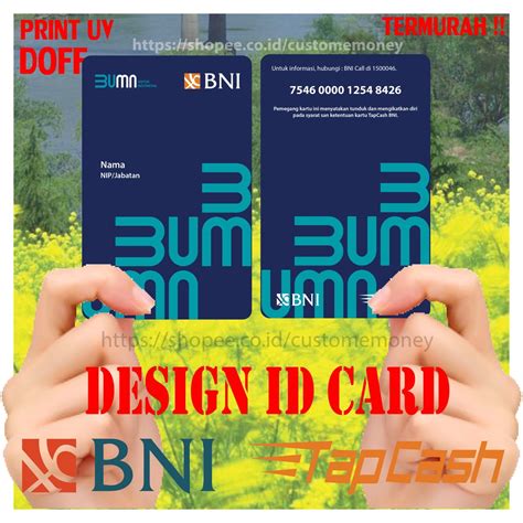 Jual Kartu E Money E Toll Id Card Bni Tapcash Terbaru New Bumn Id Card