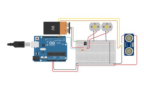 Circuit Design Practica 3 Funcionamiento De 2 Motores Con Sensor De