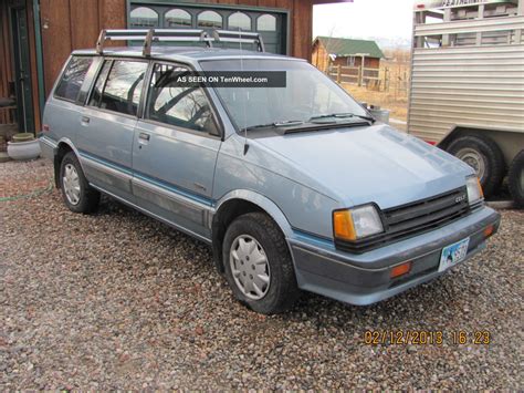 1989 Dodge Colt Vista Wagon 4wd Four Wheel Drive