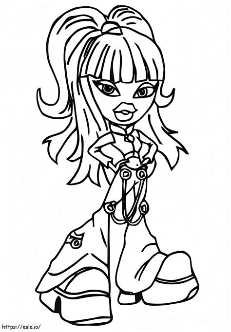 bratz dolls coloring pages 5