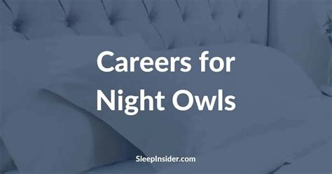 Best Careers For Night Owls Top 5 Jobs For Graveyard Shift