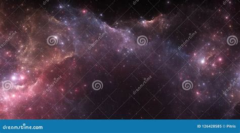 Nebulosa Dello Spazio Profondo Nuvola Interstellare Gigante Con Le