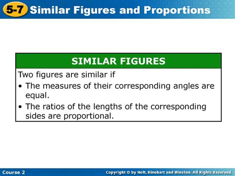 Similar Figures And Proportions Ppt Download