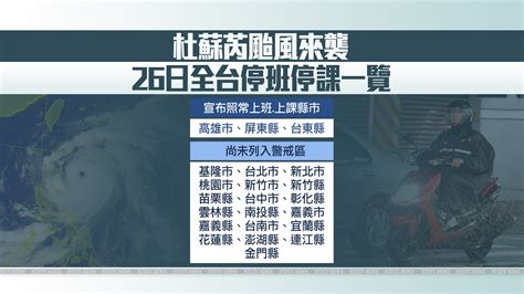 高雄、屏東、台東不放颱風假 全台停班停課一覽 新唐人亞太電視台