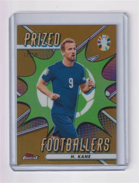 Topps Finest Road To Euro Harry Kane Premiato Calciatore Oro