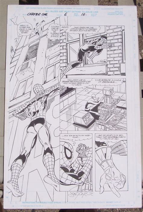 Original Art To Spider Man Chapter One 6 P16 By John Byrne 1825275641