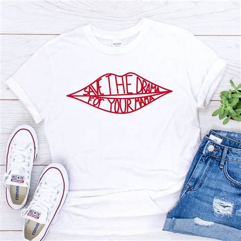 Save The Drama For Your Mama Shirt In Mama Shirt Hippie T