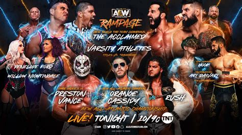 Aew Rampage Results Oct Cassidy Vs Rush Vs Tpww