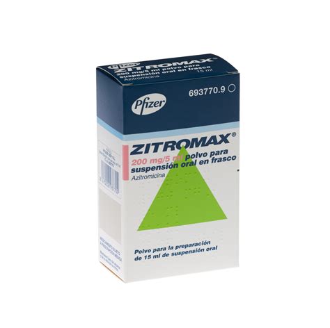 Zitromax 200 Mg 5 Ml Polvo Para Suspension Oral 1 Frasco 30 Ml