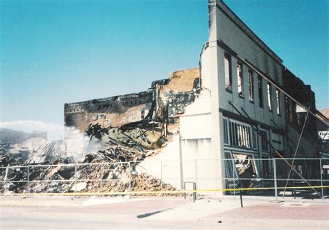 Downtown Denton Fire The Portal To Texas History