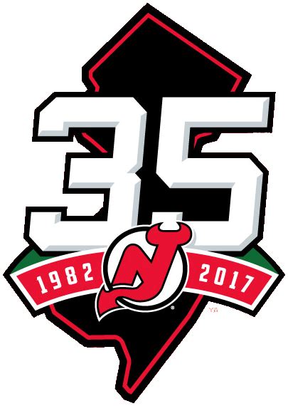 New Jersey Devils Logo - Anniversary Logo - National Hockey League (NHL ...