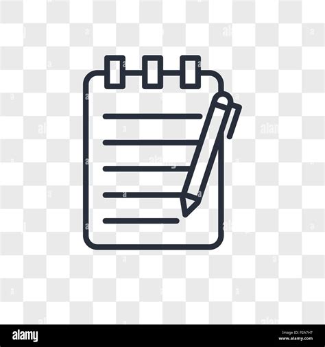 Essay Writing Vector Icon Isolated On Transparent Background Essay