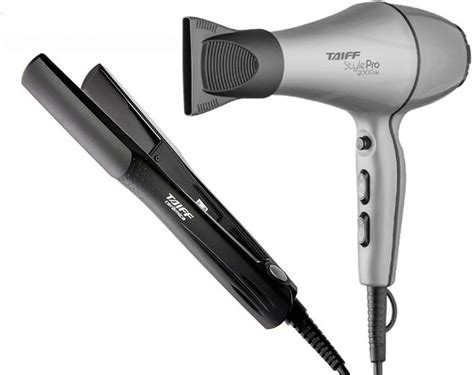 Secador Taiff E Prancha - Secador Taiff Style Pro 2000W e Prancha Taiff Cerâmica 180ºC - Kit ...
