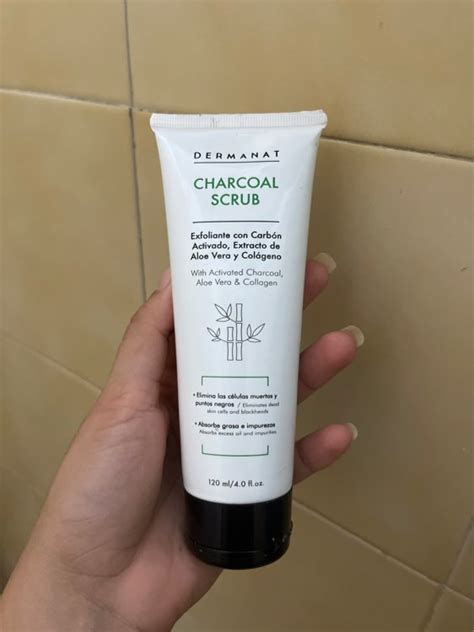 Dermanat Charcoal Scrub Exfoliante Carbon Activado Ml Inci Beauty